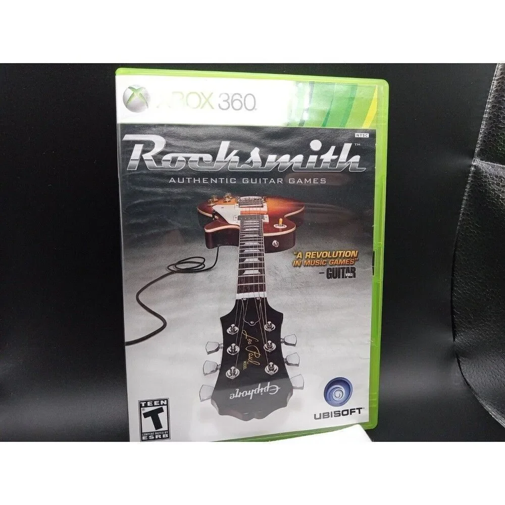 EUC Rocksmith (Microsoft Xbox 360, 2011) CIB No Manual